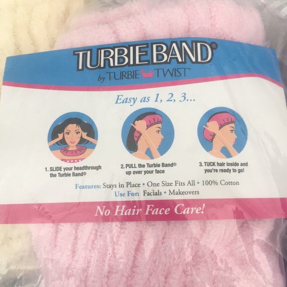 Accessories - Set of 5 Solid Color 100% Cotton Turbie Hair Band